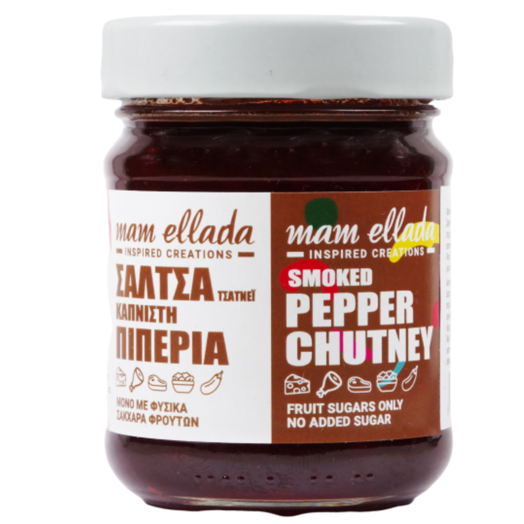 Σάλτσα Chutney Καπνιστή Πιπεριά χωρίς ζάχαρη 220γρ